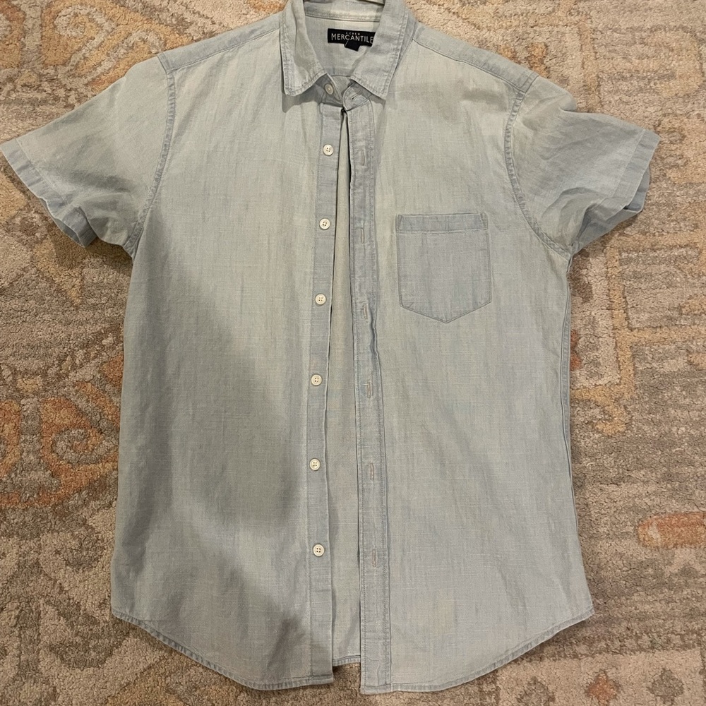 J. Crew mercantile chambray shirt